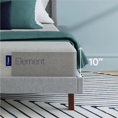 Casper Sleep Element, Queen Medium Firm Mattress - Memory Foam + Support - 100-Night Trial - CertiPUR-US Mattress, Grey