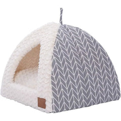 Cat Bed for Indoor Cats,Medium Large Cats Cave Bed,Machine Washable,Removable Cushion Cover,Small Dogs Tent Bed