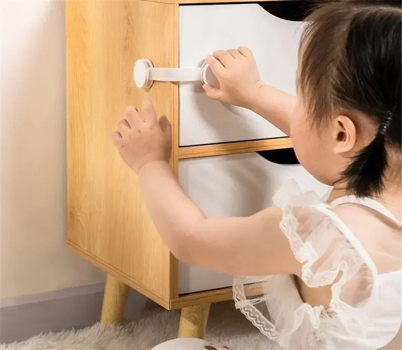 Child Safety Lock Door Open Prevention Safe Lock Baby Proofing Products Baby Protector Refrigerator Drawer Protection