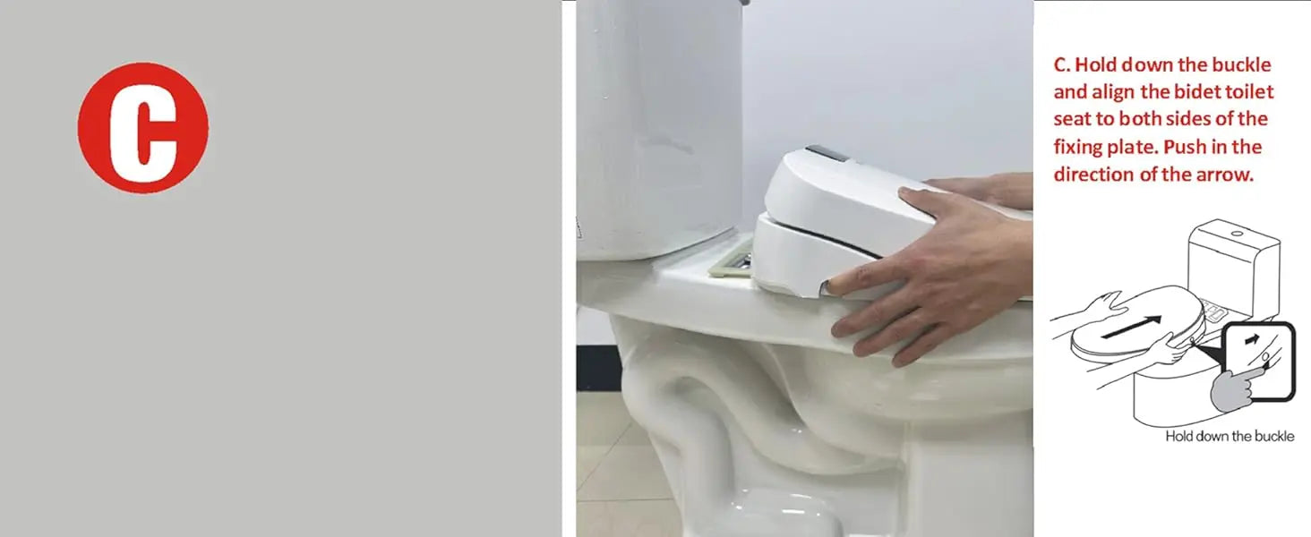 Upgrade Smart Bidet Toilet Seat Elongated, Electronic Heated Bidet with Adjustable Warm Air Dryer, Unlimited Bidet Warm Water