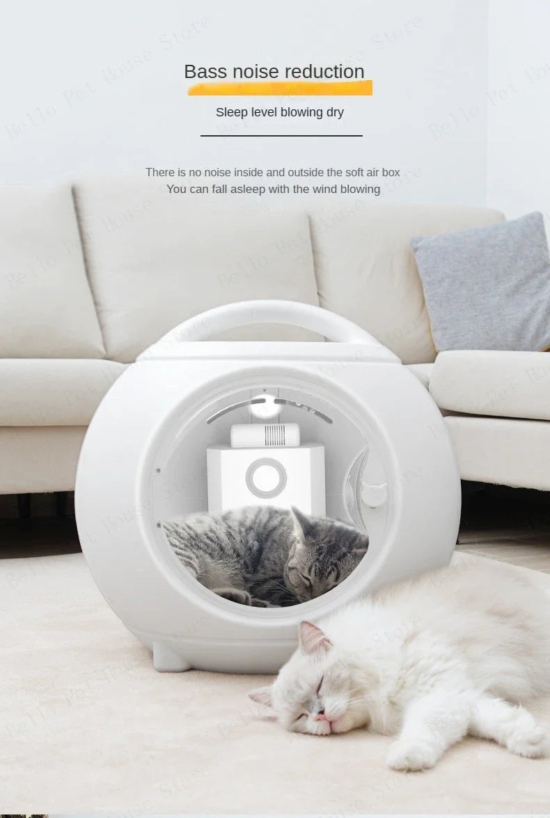 Pet Smart Drying Box Household Fully Automatic Cat Dryer Silent Small Dog Hair Dryer Pet Dry Room Hair Dryer for Cats and Dogs