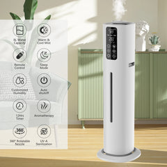 Sejoy Humidifier Large Room for Home 2.1Gal/8L 110v /220v Cool Mist Humidifiers for Bedroom with Essential Oil Diffuser