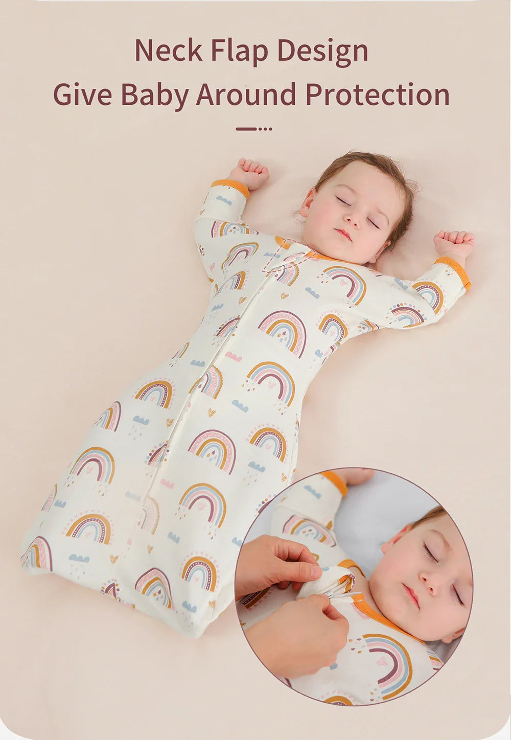 New Baby Sleeping Bag Newborn Baby Swaddle Sleeveless Sleep Sack Summer Thin Cotton Soft 2-Ways Zipper Diaper Changing Bag