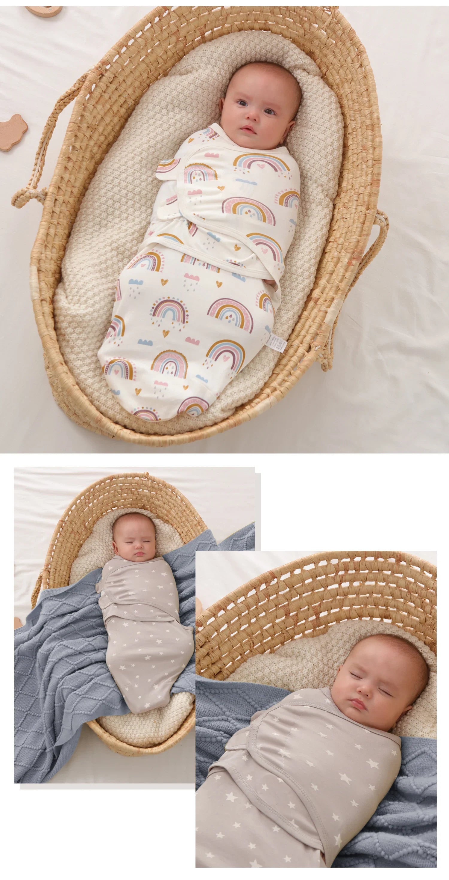 Insular 1pc Baby Swaddle Wrap Soft Cocoon Baby Blankets Newborn Swaddle Wrap Infant Wrap Blanket Warm Baby Bedding Blanket