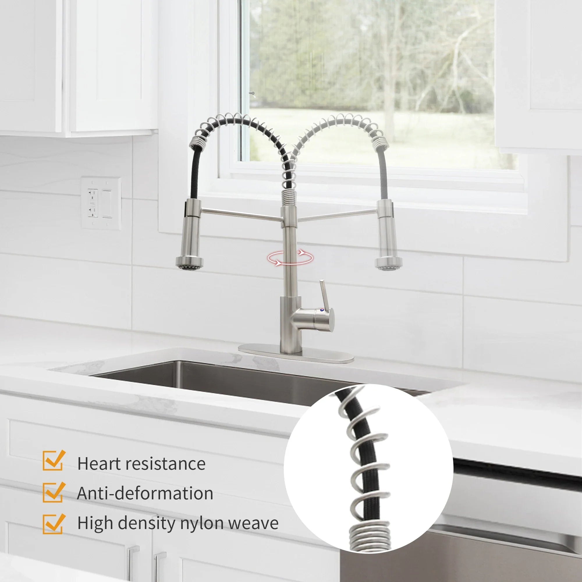 COZZIVITA AA008AI Pull Down Kitchen Faucet