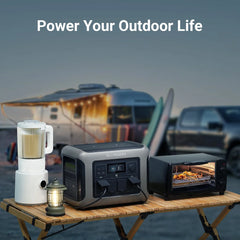 ALLPOWERS R1500 Portable Power Station with 100W/200W Solar Panel 1152Wh LiFePO4 AC Output Solar Generator for Garden Party