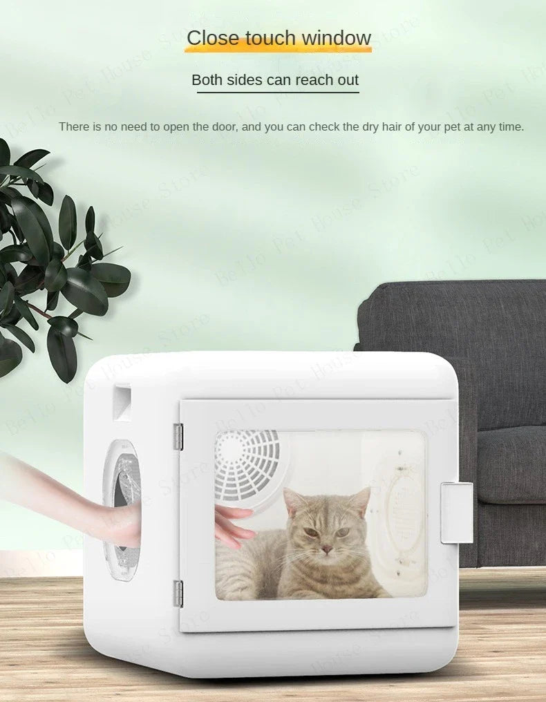 Home Pet Drying Box for Medium To Large Dogs Cat Water Blower Dryer Multifunctional Fully Automatic Silent Hair Dryer for Dogs