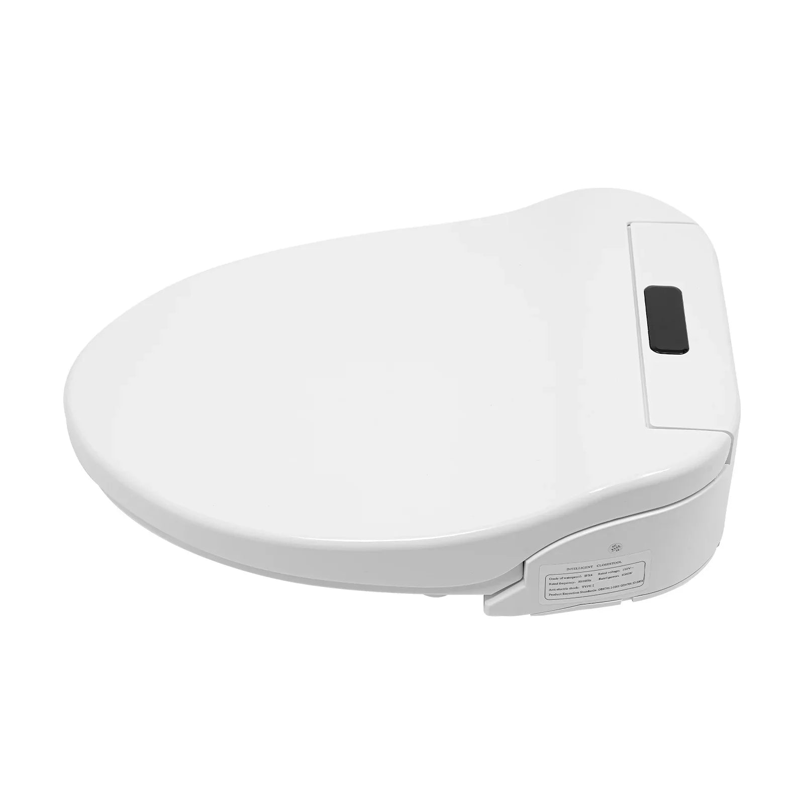 Smart Heated Toilet Cover Bidet Toilet Seat Remote Control Electric Clamshell Toilet Cover w/Hip Wash function LED Screen US