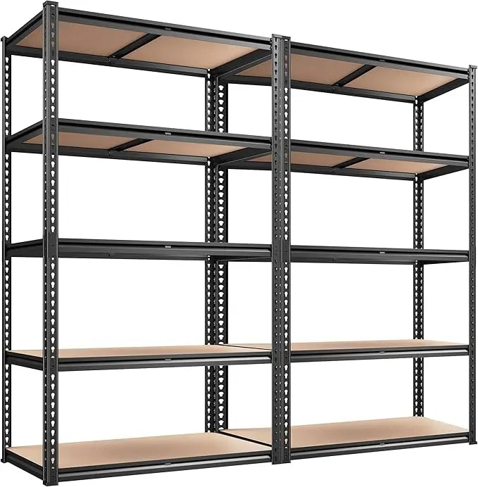 Storage Shelves 72"H Garage Shelving Heavy Duty 2020LBS 5 Tier Adjustable Metal Unit for Garage Utility Rack Shelf for Basement