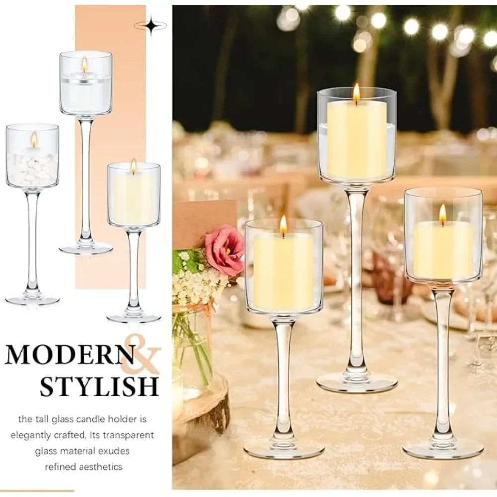 Glass Candle Holder Tea Light Floating Candle Holder for Wedding Party Dining Bathroom,36 Pcs Table Centerpiece Candle Holders