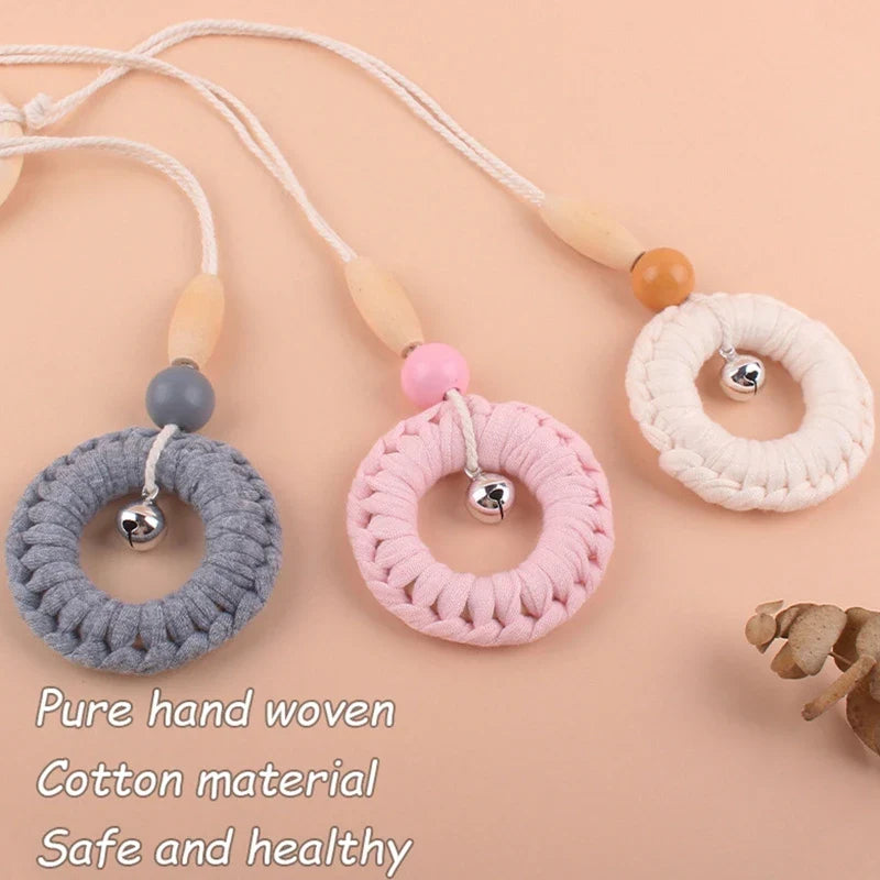 BPA Free Wooden Baby Gym Toys Baby Stroller Hanging Pendants Newborn Play Activity Gym Frame Hanging Rattle Toys Teething Ring