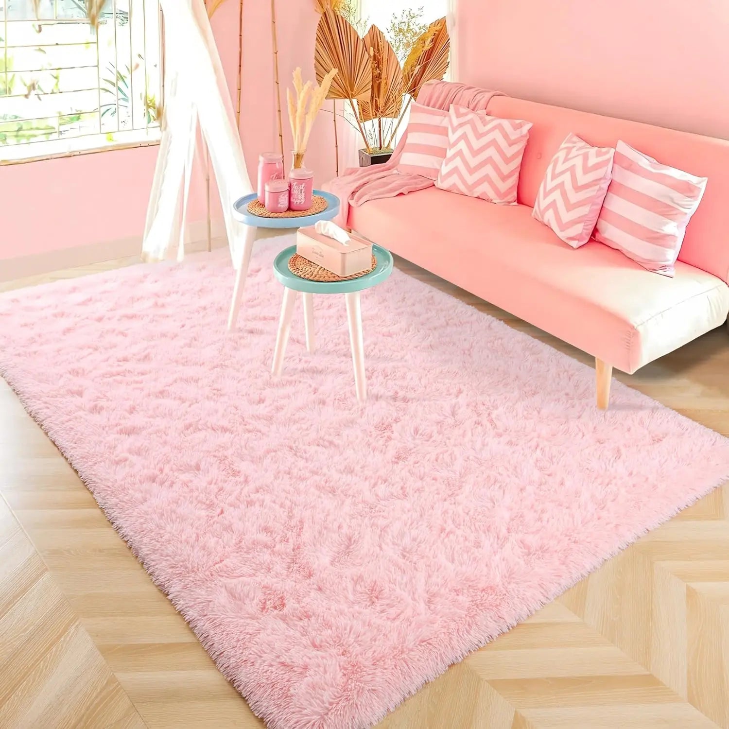 Noahas Fluffy Rugs for Bedroom Fuzzy Area Rugs for Living Room Soft Kids Carpet Non Slip Rugs for Hardwood Floors Room Decor