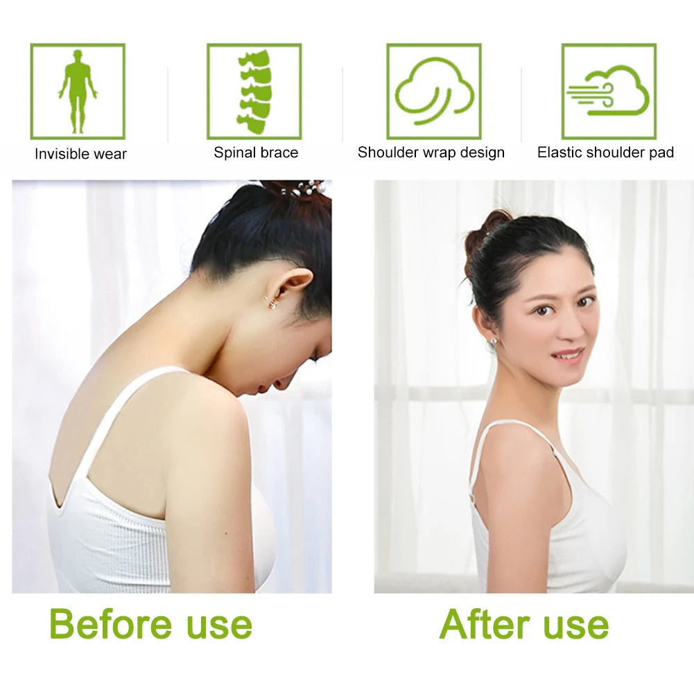 Adjustable Posture Corrector Back Support Shoulder Belt Rectify Straighten Correction Spine Corrector Health Postural Fixer Tap