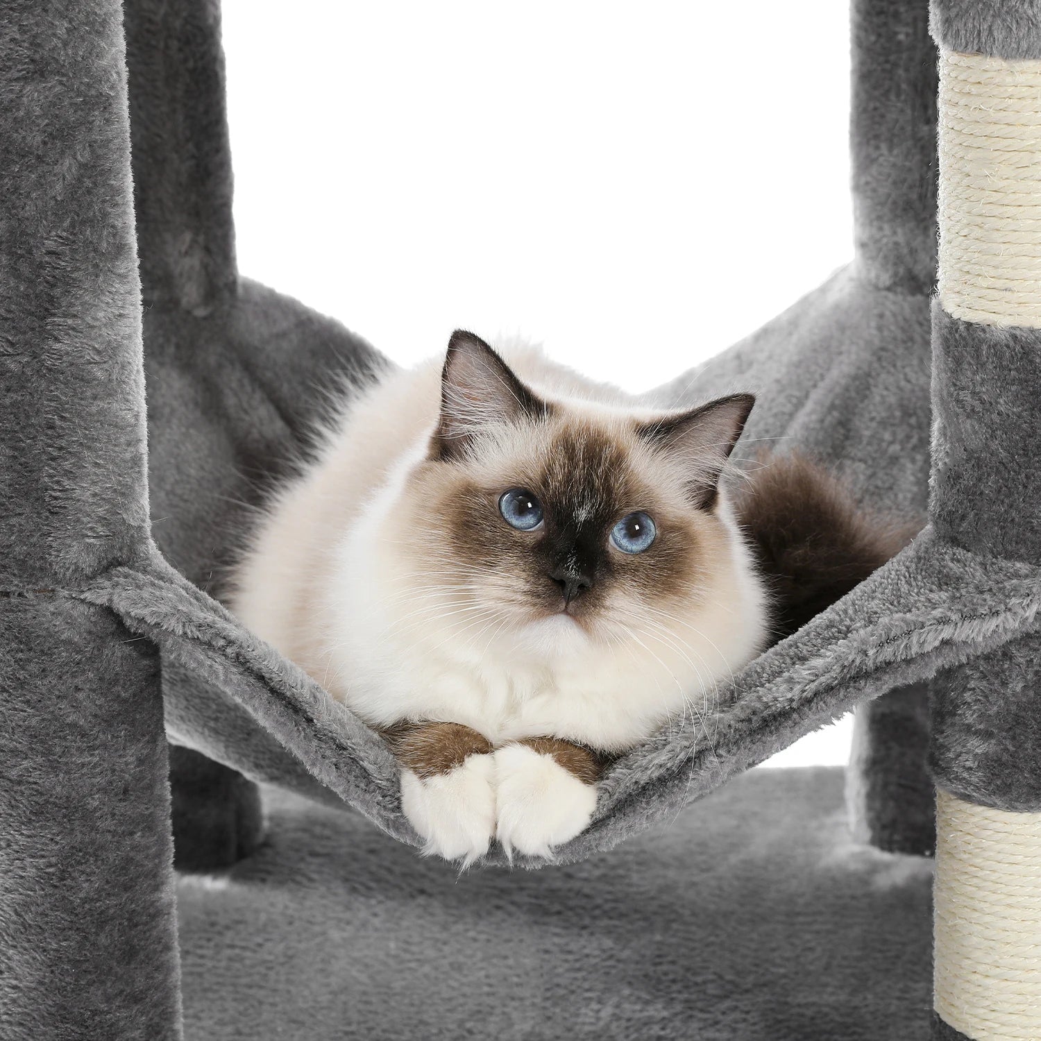 Multi-Level Cat Tree with Condo Scratching Posts Large Cat Tower with Hammock Cat Accessories Kitty Cat Toys Cat Pet Supplies