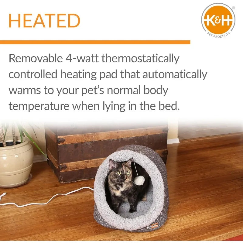 Pet Products Thermo-Pet Cave Heated Cat Bed