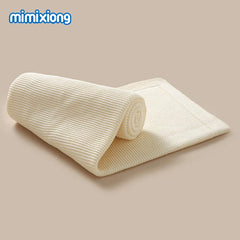 Cotton Baby Blankets Knitted 100*80cm Solid Color Quilts for Newborn Boy Girl Stroller Bedding Swaddle Wrap Portable All Seasons