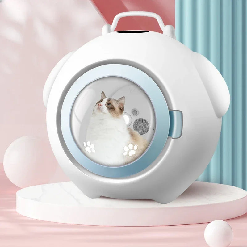 Multifunctional Pet Drying Box Household Small Silent Fully Automatic Dog Hair Dryer and Water Blower,Also A Warm Nest for Pets