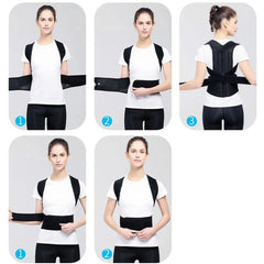 Posture Corrector for Women and Men, Adjustable Shoulder Posture Brace, Back Straightener Posture, Used for Middle Upper Spine