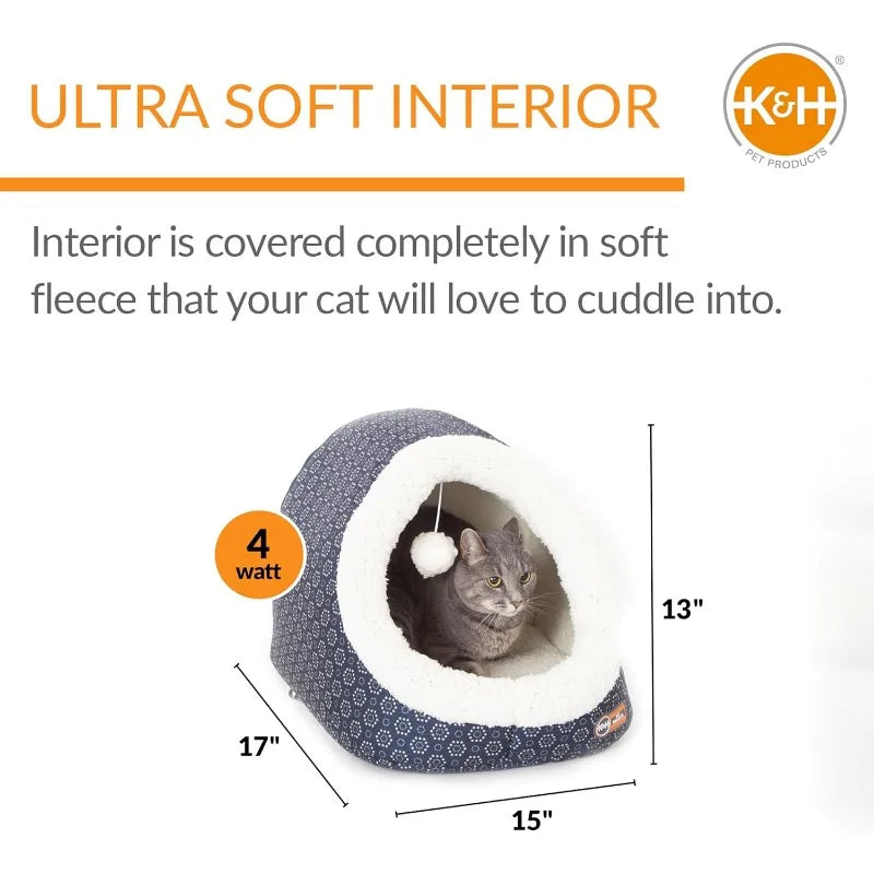 Pet Products Thermo-Pet Cave Heated Cat Bed