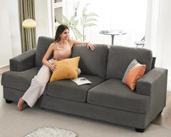 89 Inch Sofa, Comfy Sofa Couch with Extra Deep Seats, Modern Sofa- 3 Seater Sofa Couch for Living Room Apartment Lounge