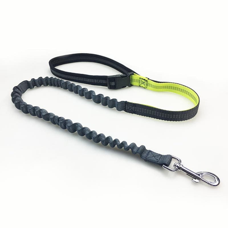 Hands Free Dog Leash with Zipper Pouch Durable Reflective Bungee for Medium to Large Dogs Walking Jogging and Running