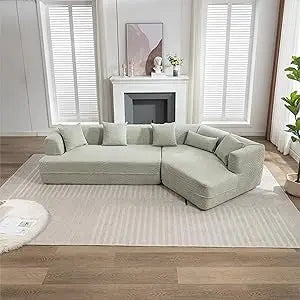 Sectional Sofa, Modern Sectional Couch for Living Room, L Shaped Couch High-Density Foam, Free Combination,Couch Corner Sofa