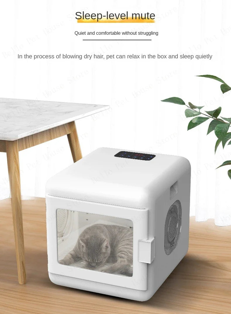 Home Pet Drying Box for Medium To Large Dogs Cat Water Blower Dryer Multifunctional Fully Automatic Silent Hair Dryer for Dogs