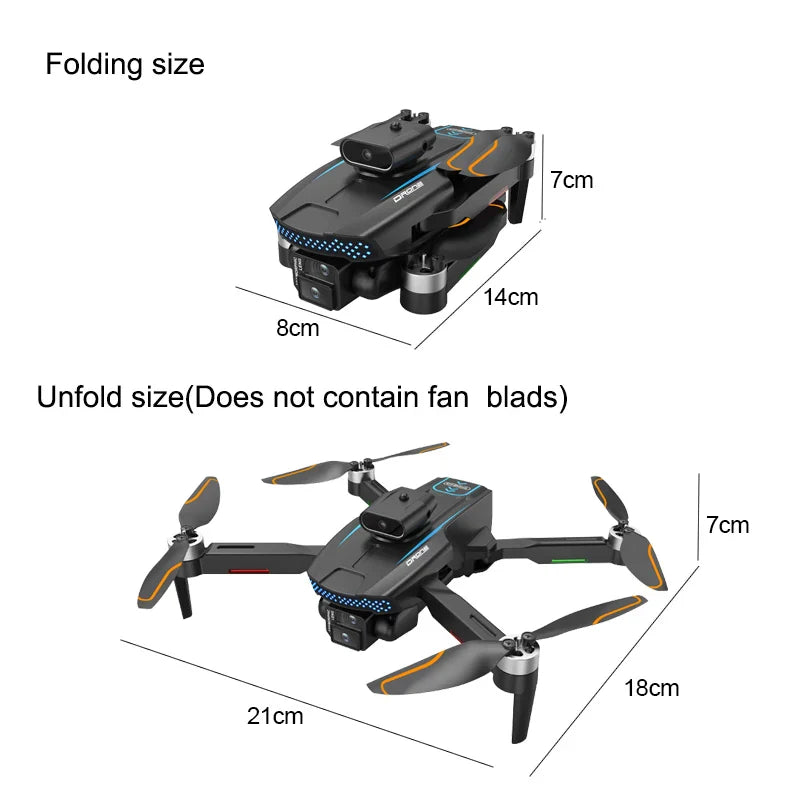 New Drone 5G Wifi Professional Camera Brushless 360° Obstacle Avoidance Optical Flow RC Foldable Quadcopter Toys Gifts