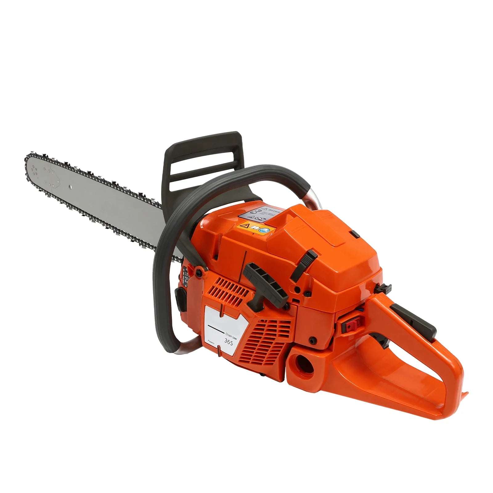 Gasoline Power Chain Saws 24 inch Guide Bar 2 Cycle 65/72cc Gas Chainsaw Farm Garden Cutting Wood Crankcase Hand Pull Start