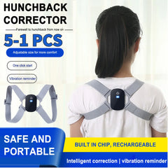 8-shaped Back Correction Belt Smart Sensor 400mAh Sitting Posture Corrector Vibration Reminder Adjustable for Children Adults