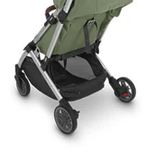 Minu V2 Travel Stroller Lightweight, Portable Design One-Hand Fold Shoulder Strap and Leather Bumper Bar Included Greyson