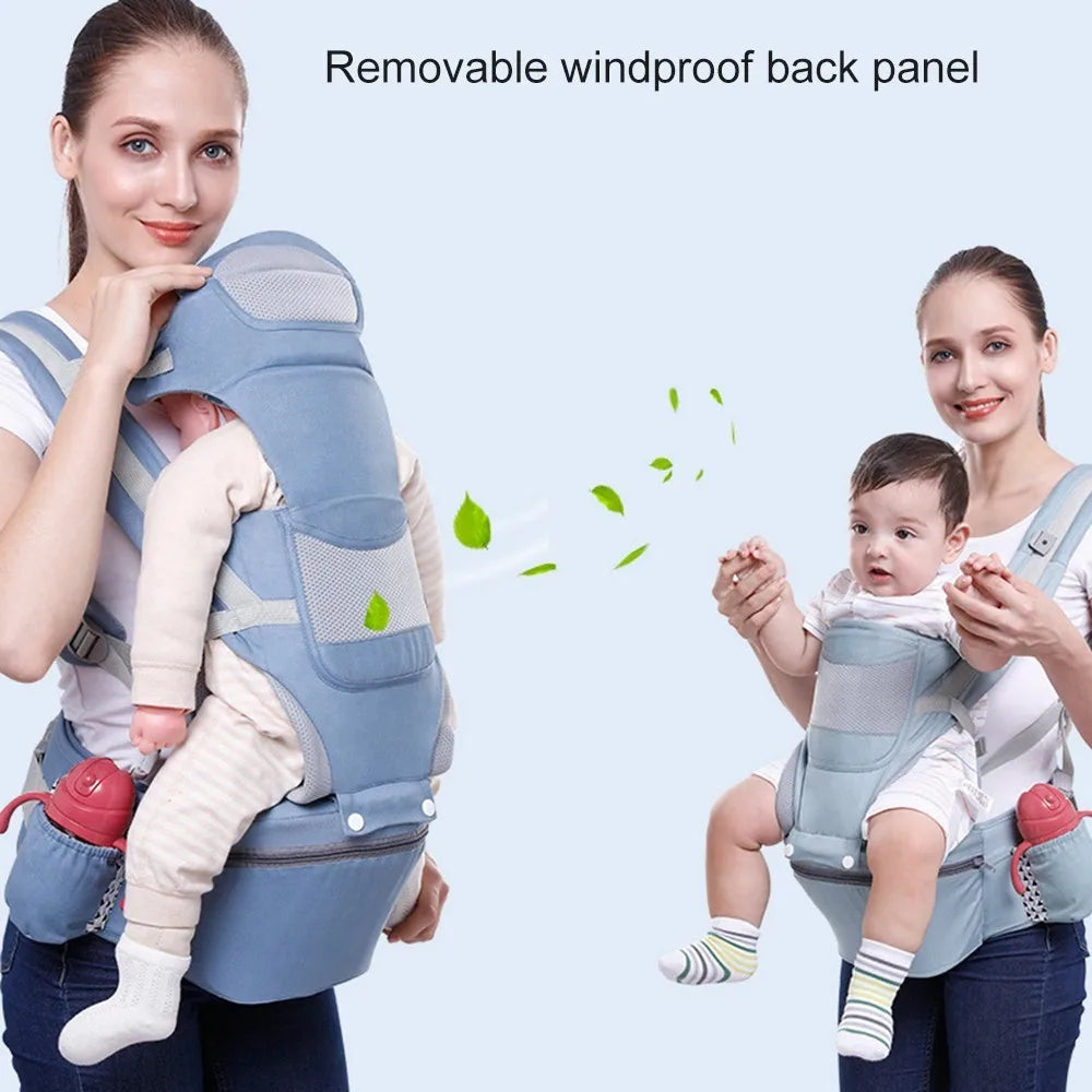 Ergonomic Baby Carrier Backpack Infant Baby Hipseat Carrier Front Facing Ergonomic Kangaroo Baby Wrap Sling Travel Backpack