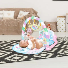 Baby Play Gym Toddler Musical Activity Play Mat With Hanging Children Carpet Pedal Piano Baby Toys 0 12 Months