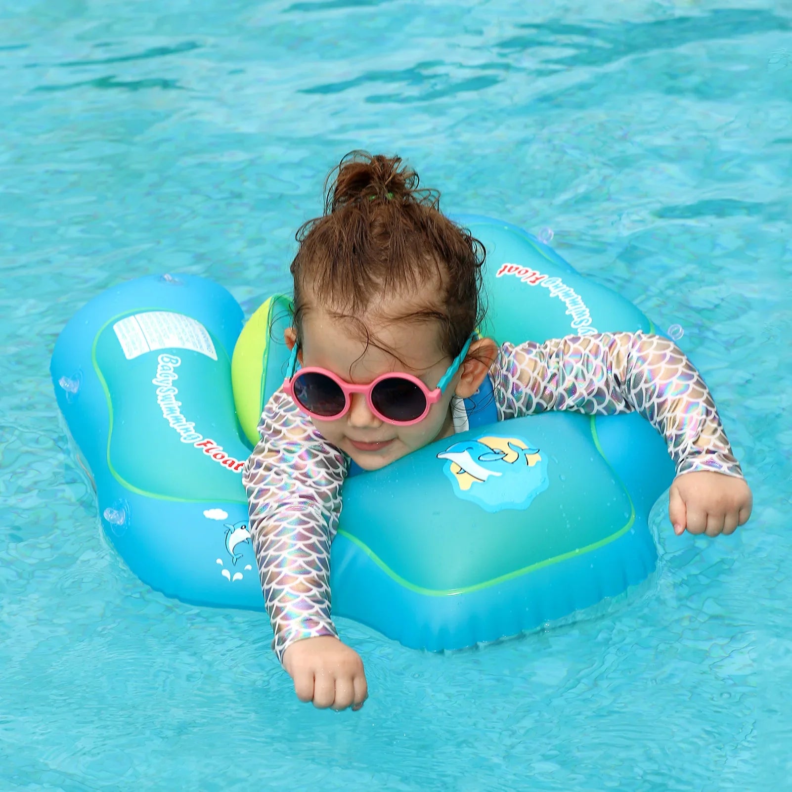 Baby Swimming Ring Newborn Baby Float Inflatable Kids Swimming Pool Accessories Infant Circle Inflatable Raft Children's Toy