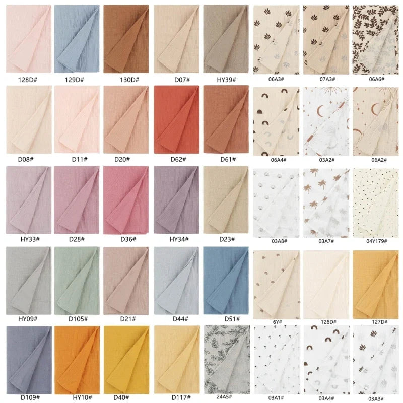 Baby Muslin-Towel Cotton Swaddle Blanket Infant Summer Thin Quilt High Absorbent Bath Towel Air Conditioned Room Blanket