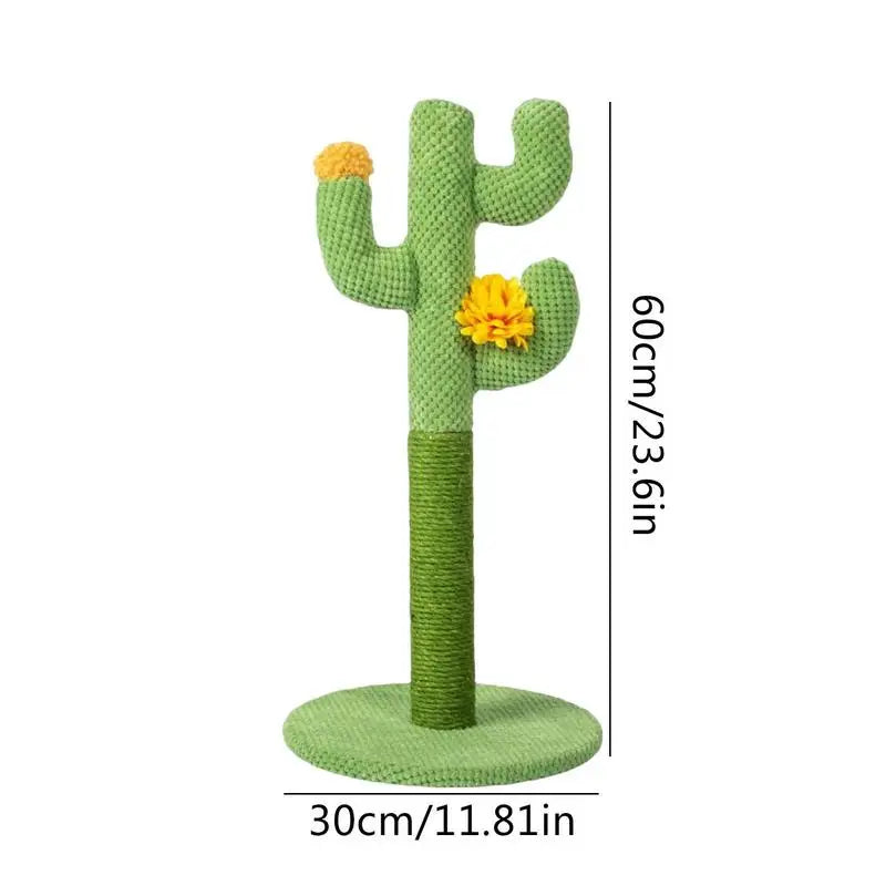 Cactus Cat Scratcher Tower Cute Tall Green Cat Cactus Tree New Cactus Sisal Climbing Frame Sheep Fluffy Cat Litter Scratch Board