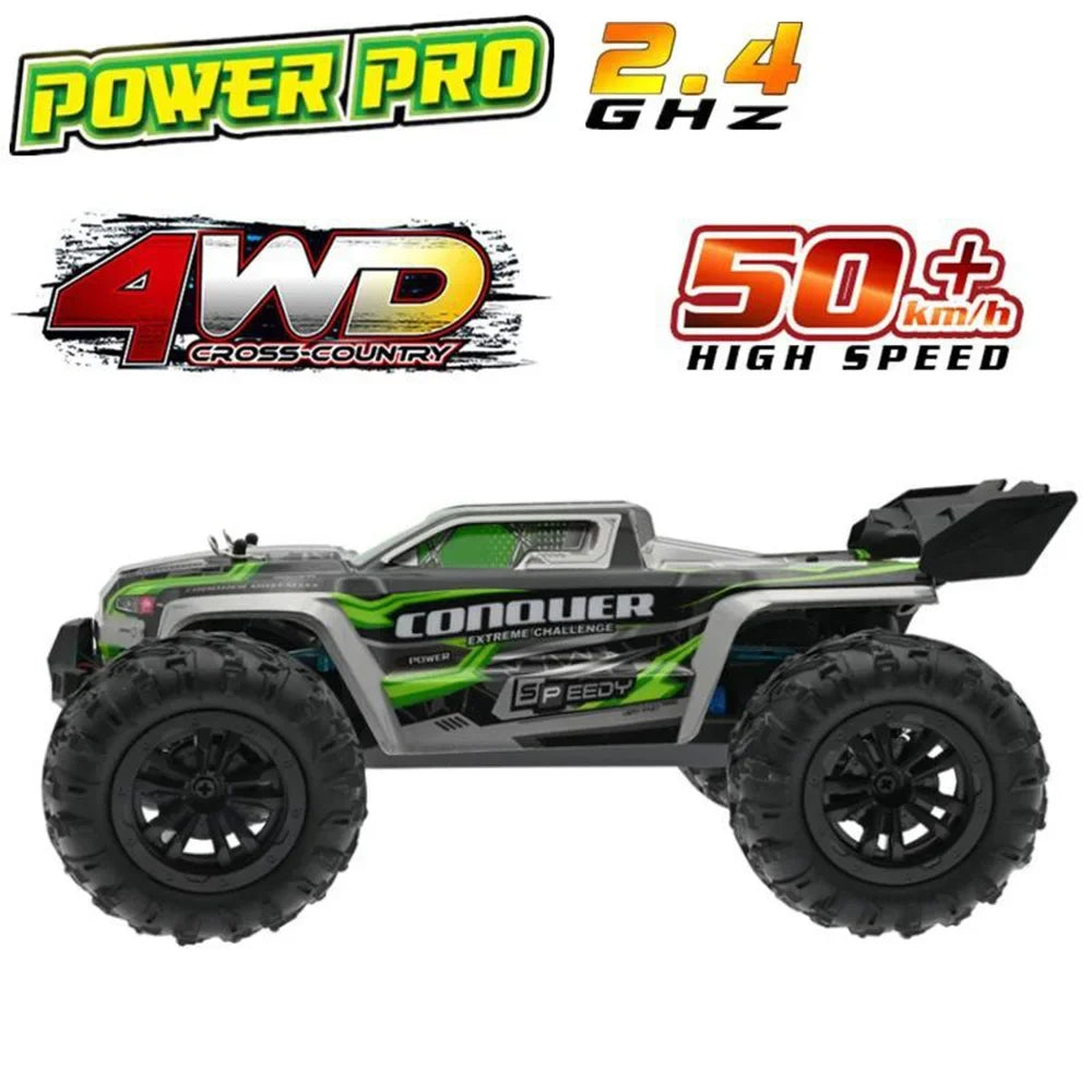 2024 New 1:16 Scale Large RC Cars 50km/h High Speed RC Cars Toys for Boys Remote Control Car 2.4G 4WD Off Road Monster Truck