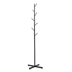 Tree-shaped 7 Hooks Coat Rack Hat Stand Tree Clothes Hanger Umbrella Metal Organizer Holder