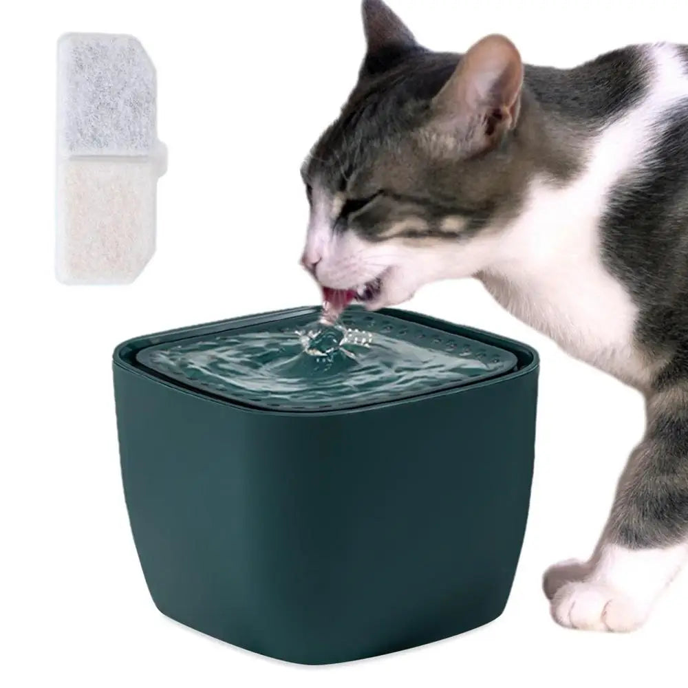 Cat Fountain Anti-Dry Pet Water Fountain 2.5L Dog Water Dispenser Automatic Pet Water Fountain With Smart LED Light Ultra Quiet