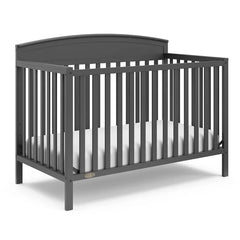 Benton 5-in-1 Convertible Crib – GREENGUARD Gold Certified,Converts from Baby Crib to Toddler Bed,Daybed and Full-Size Bed