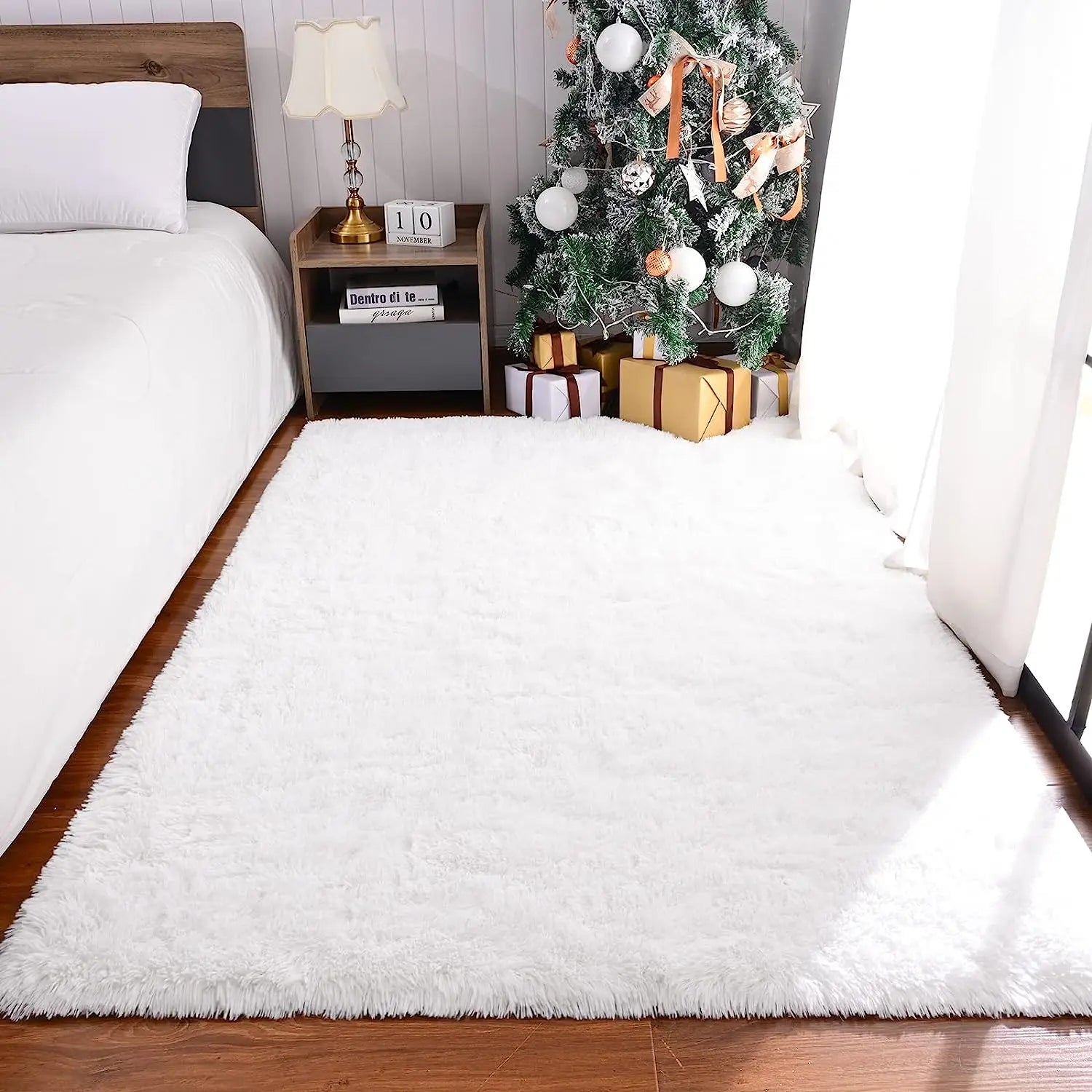 Noahas Fluffy Rugs for Bedroom Fuzzy Area Rugs for Living Room Soft Kids Carpet Non Slip Rugs for Hardwood Floors Room Decor