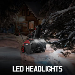 40V Cordless Snow Blower-21-in Snow Blower Battery Powered Battery and Charger Included HB2421 Quick Snow Removing