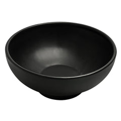 Durable Smooth Matte Black Round Ceramic 9.4" Decorative Bowl Hand Crafted Decorative Use Only Great Accent Piece