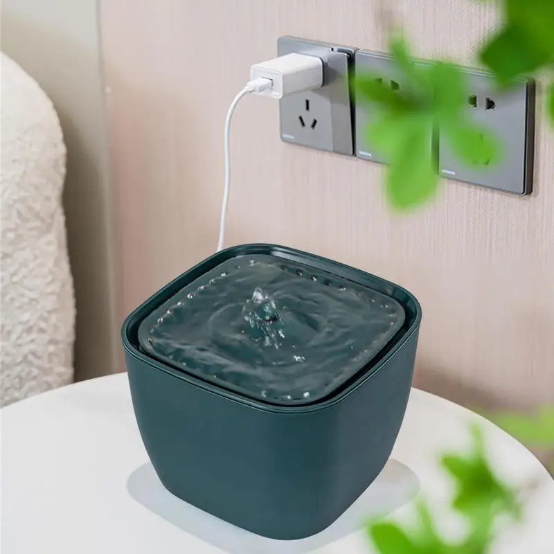 Cat Fountain Anti-Dry Pet Water Fountain 2.5L Dog Water Dispenser Automatic Pet Water Fountain With Smart LED Light Ultra Quiet