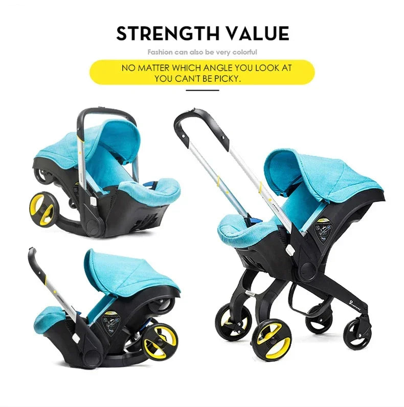 Baby Stroller 3 in 1 With Car Seat Baby Cart Foldable Baby Carriage Prams For Newborns Pram