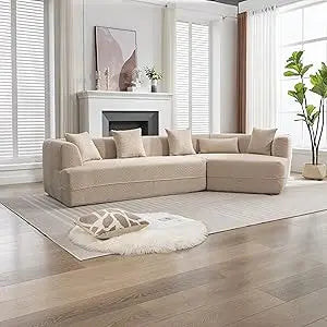 Sectional Sofa, Modern Sectional Couch for Living Room, L Shaped Couch High-Density Foam, Free Combination,Couch Corner Sofa