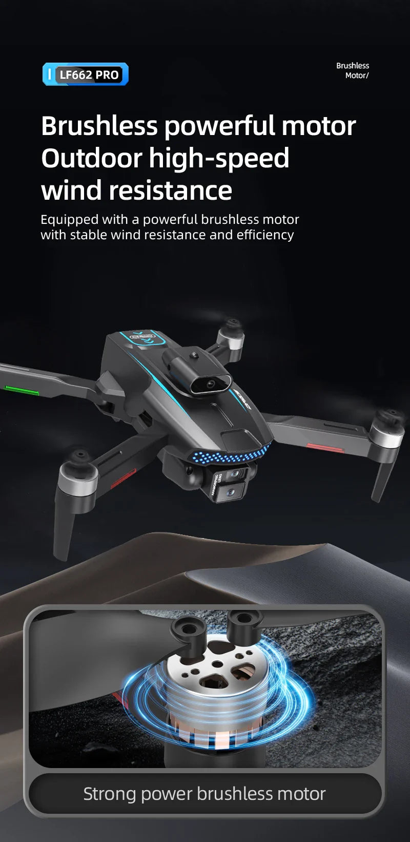 New Drone 5G Wifi Professional Camera Brushless 360° Obstacle Avoidance Optical Flow RC Foldable Quadcopter Toys Gifts