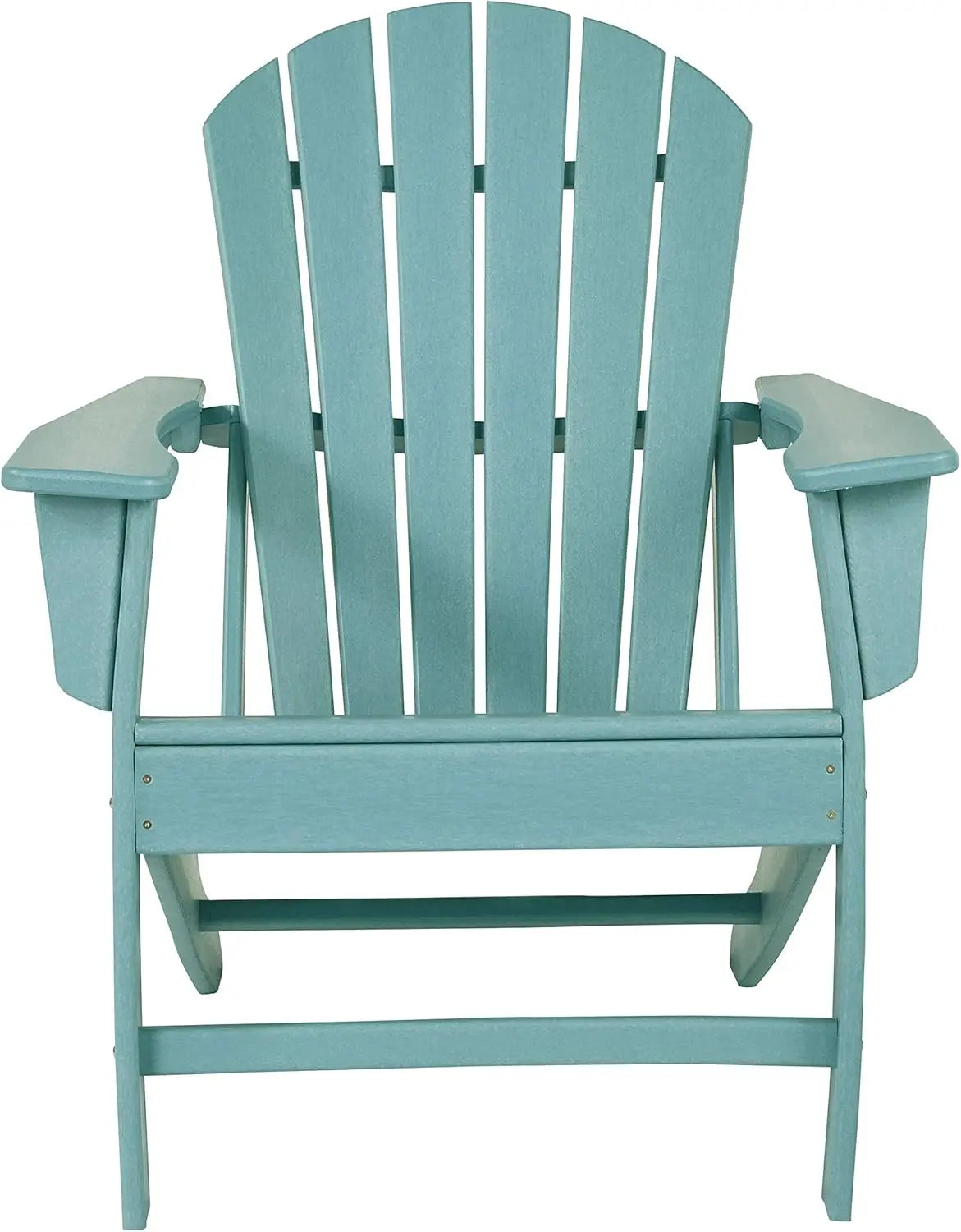 Design by Ashley Sundown Treasure Outdoor Patio HDPE Weather Resistant Adirondack Chair, Blue