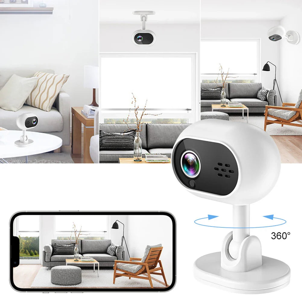 HD 1080P Wifi Mini Camera Wireless Home Two Way Audio Surveillance Camera Night Vision Recorder Real Time Alarm Baby Monitor