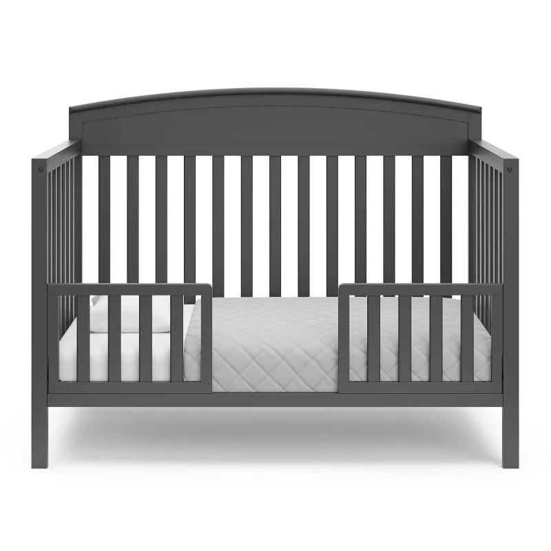 Benton 5-in-1 Convertible Crib – GREENGUARD Gold Certified,Converts from Baby Crib to Toddler Bed,Daybed and Full-Size Bed